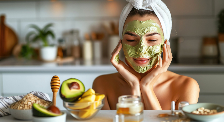 Természetes összetevők, gyümölcsök és zöldségek a bőr egészségéért
